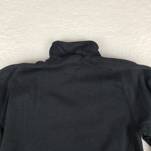 The North Face Sweater Mens XL Black Quarter Zip Fleece Sweatshirt Polyester - Picture 11 of 14